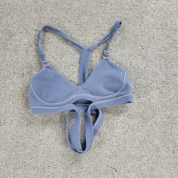Lululemon‎ Womens Rue Boheme Bra XS Blue Racer Back Wanderlust Limited Edition - Picture 1 of 12